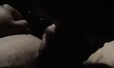POV Interracial Blowjob in the Car