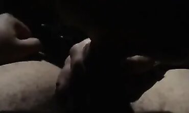 POV Interracial Blowjob in the Car