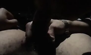 POV Interracial Blowjob in the Car