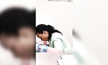 Hot MILF Sucks Her Colleague in Office Instead of Doing Work