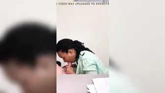 Hot MILF Sucks Her Colleague in Office Instead of Doing Work