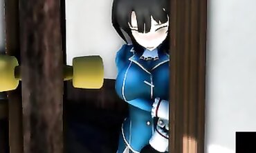 MMD Kancolle Girls Go Wild for the Navy Sailor