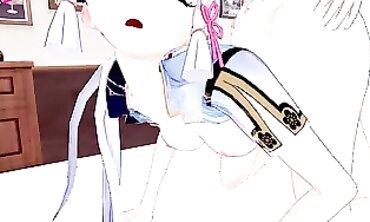 Ayaka Genshin Impact 3D Hentai: Babe Blowjob & Creampie