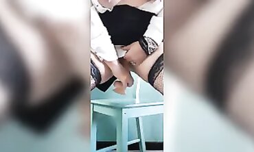 Catlin0 Rides Like a Bimbo in the Office