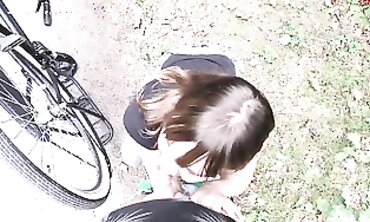 POV: Blonde Amateur Takes on a Bike Repair