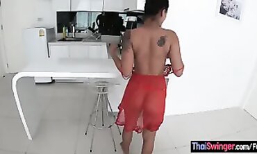 Thai Domme Red Gives Amateur POV Blowjob & Handjob