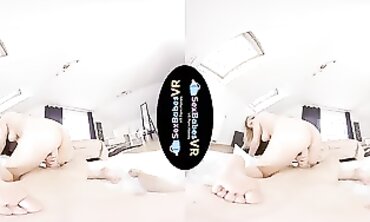 Virtual Reality Experience: Older Woman Fucks barely legal Guy in POV Style