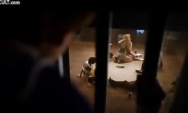 Exclusive Behind-the-Scenes Footage of Two Famous Lesbian Stars Kissing Passionately