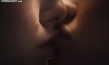 Exclusive Behind-the-Scenes Footage of Two Famous Lesbian Stars Kissing Passionately