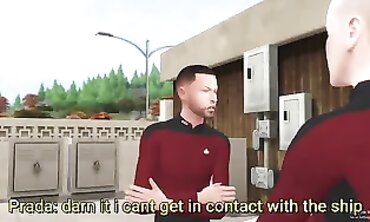 Starlet Trek: The Next Generation Cosplay Orgy
