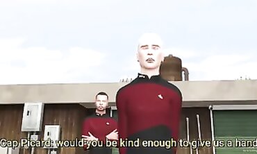 Starlet Trek: The Next Generation Cosplay Orgy