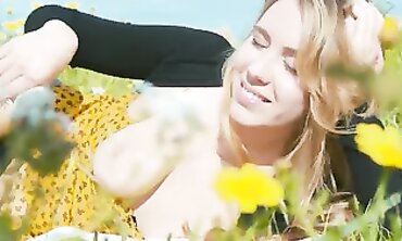 Redhead Babe Gives an Intense Blowjob with Erotic Eye Contact