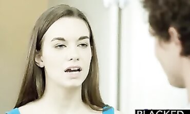 BLACKED - Tali Dovas Boyfriend Lets her Attempt a Humungous