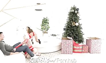 Kenzie Reeves & Vina Sky Receive Christmas Creampie Gifts