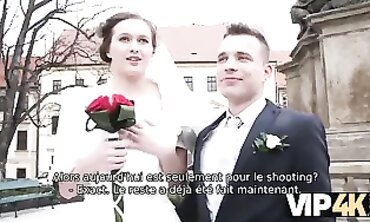 Hot Bride-To-Be Strips Down And Sucks A Stranger's Dick In The Bathroom