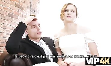 Hot Bride-To-Be Strips Down And Sucks A Stranger's Dick In The Bathroom