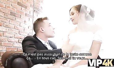Hot Bride-To-Be Strips Down And Sucks A Stranger's Dick In The Bathroom