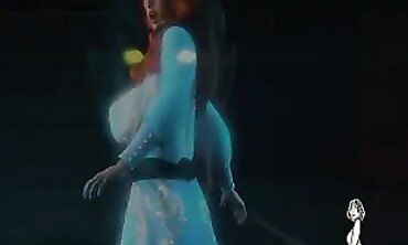 Ebony Vampire Whore Dominated by Dark Trunk