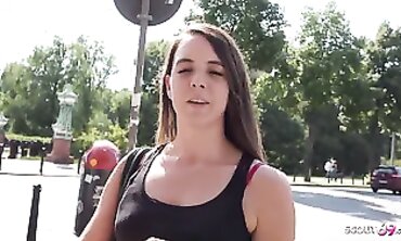 German Scout Outdoor Anal Casting for Cash