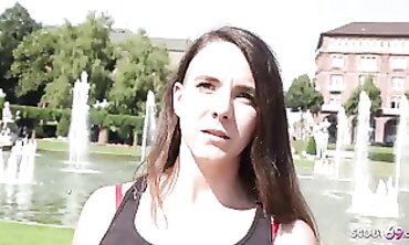 German Scout Outdoor Anal Casting for Cash