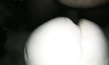 Mature BBW Milf Takes Thick Interracial Anal Creampie