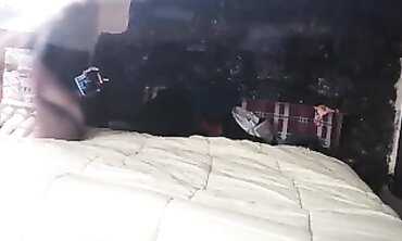 Voyeur Captures Latina Prima Masturbating Behind the Window