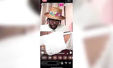 Latina MILF Mom Performs Striptease on Instagram Live
