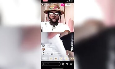 Latina MILF Mom Performs Striptease on Instagram Live