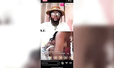 Latina MILF Mom Performs Striptease on Instagram Live