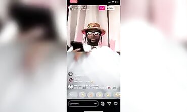 Latina MILF Mom Performs Striptease on Instagram Live