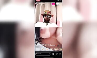 Latina MILF Mom Performs Striptease on Instagram Live
