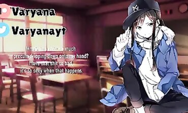 VaryanaYT ASMR: Tomboy Offers Palm Massage in Class