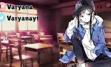 VaryanaYT ASMR: Tomboy Offers Palm Massage in Class