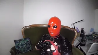 Miss Maskerade Solo Latex Mask & Harness Gratification