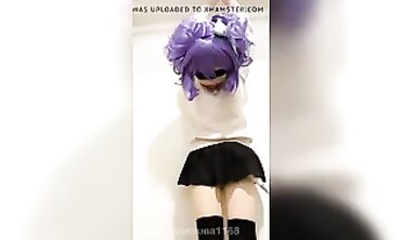 Tied Up Kigurumi Cosplay Vibrator Stimulation