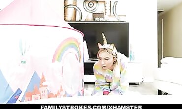 Joyful Dress-Up Turns Into a Hot Stepbrother Fuck