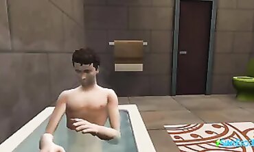Sims 4: Step-Mom Relieves Son's Tension