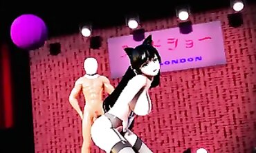 MMD Azur Lane Atago Spunk Gulp