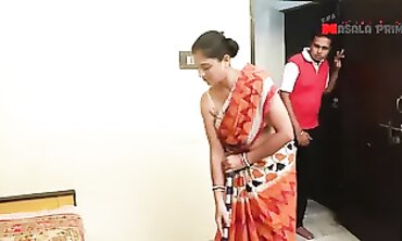 Naukrani: Busty MILF Maid Delivers a Sizzling Blowjob