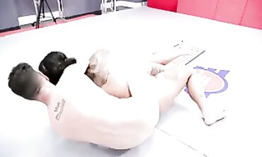 MissBehavenBare - Bizarre Wrestling Session with Chad Diamond & Pulverizing Harsh Blowjob