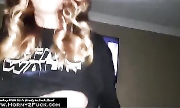 Sweet Blonde Beauty Loves Getting Torn Up