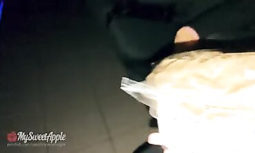 Pandemic Movie Date Ends in Surprise Outdoor Creampie