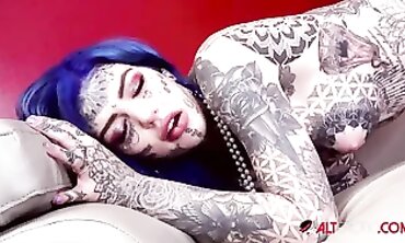 Tattooed Princess Amber Luke Bangs The Director