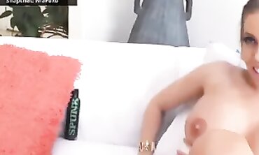 Jenny Danadinha Gets Covered in Multiple Cumshots