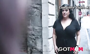 Big Boob Babe Shares Her Stepdaughter's Boyfriend in Threesome
