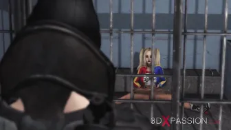 Harley Quinn Takes a Rough Anal Drilling in Prison