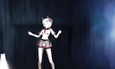 MMD Rita Big Tits Shake And Jiggle
