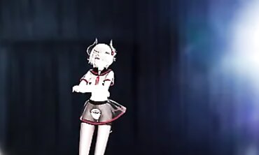 MMD Rita Big Tits Shake And Jiggle