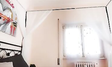 POV Step Mom Gets Creamed on Her Bathrobe