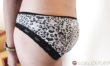 Asian Beauty Takes a Deepthroat and Torso Cumshot